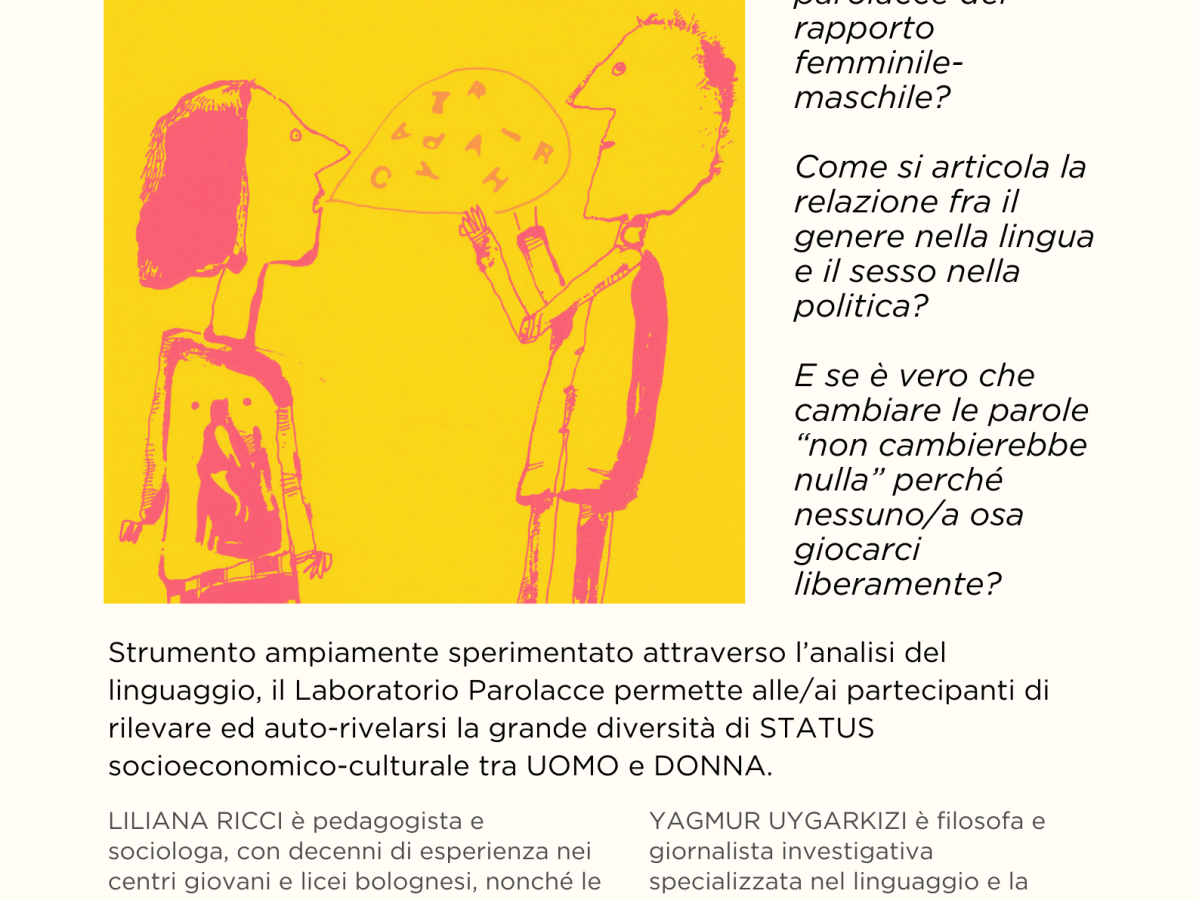 Il Laboratorio Parolacce aperto a&nbsp;tutte!